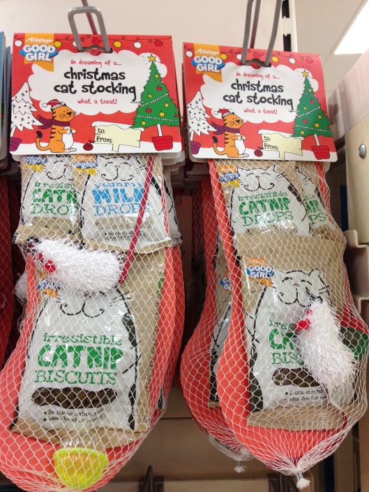 Cat Treat Christmas Stocking 