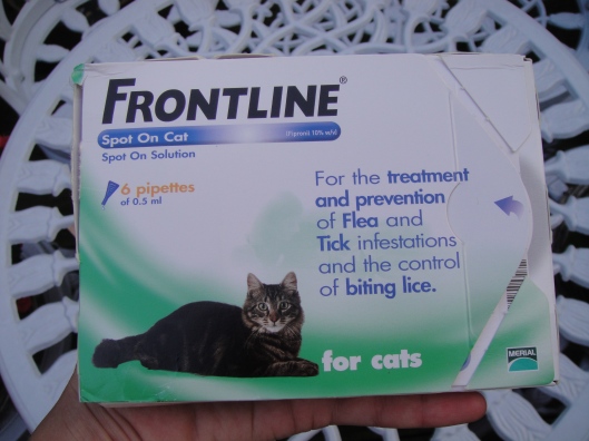 Healthy Cat products Frontline flea prevention